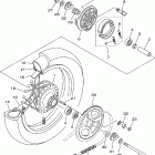 TTR125LES/TTR125ES Заднее колесо