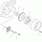 TTR125LES/TTR125ES Муфта стартера
