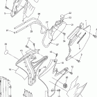 WR250F БОКОВАЯ КРЫШКА
