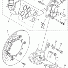 WR250F Передний тормозной суппорт