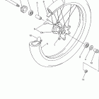 WR250FS Переднее колесо
