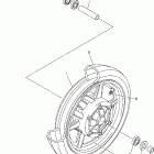V STAR 1100 CLASSIC-XVS1100AS/XVS1100ASC Переднее колесо