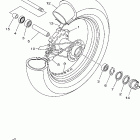 V STAR 650 CLASSIC-XVS650ASC/XVS650AS Переднее колесо