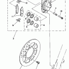 TTR125LR/TTR125R Front brake caliper lr