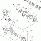 TTR225RC/TTR225R Коленчатый вал и Поршень