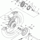 TTR225RC/TTR225R Заднее колесо