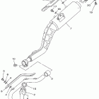 TTR225RC/TTR225R Выхлопная система