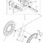 TTR225RC/TTR225R Передний тормозной суппорт