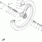 TTR225RC/TTR225R Переднее колесо