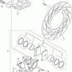 V STAR 1100 CLASSIC - CAST WHEEL-XVS1100AWR/XVS1100AWR Задний тормозной суппорт