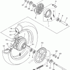 TT-R125L Заднее колесо