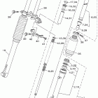 TT-R125L Передняя вилка