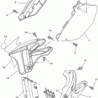 YZ 125 БОКОВАЯ КРЫШКА