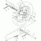YZ 426F Заднее колесо