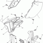 YZ250P БОКОВАЯ КРЫШКА