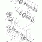 TT-R225 Коленчатый вал и Поршень