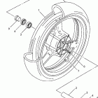 YZF-R6MC/YZF-R6M Переднее колесо