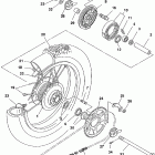 TT225L/TT225LC Заднее колесо