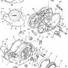 VIRAGO 1100-XV1100L/XV1100LC Крышка картера двигателя