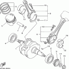 VIRAGO 1100-XV1100L/XV1100LC Коленчатый вал и Поршень