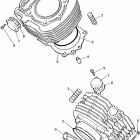 VIRAGO 1100-XV1100L/XV1100LC Цилиндр