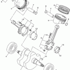 DRAG STAR(V STAR)  XVS1100LC/XVS1100L Коленчатый вал и Поршень