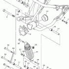 DRAG STAR(V STAR)  XVS1100LC/XVS1100L Задний рычаг подвески