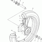 DRAG STAR(V STAR)  XVS1100LC/XVS1100L Переднее колесо