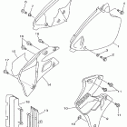YZ 125 БОКОВАЯ КРЫШКА