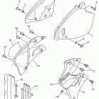 YZ 250 БОКОВАЯ КРЫШКА