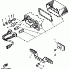 FZR 600RK Задний фонарь