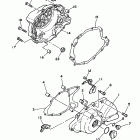 TW 200E Крышка картера двигателя