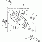 TW 200E Задняя подвеска
