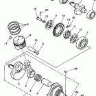 TW200EK/TW200EKC Коленчатый вал и Поршень