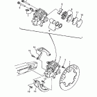 WR 400F Задний тормозной суппорт