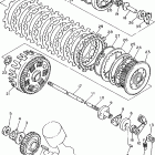 XV1100SKC/XV1100SK/XV1100K/XV1100KC Сцепление