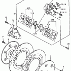 Royal Star Tour Classic-XVZ 13AT Front brake caliper (ltk - ltkc - atk - atkc)