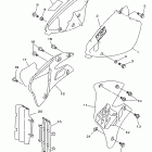 YZ 125 БОКОВАЯ КРЫШКА