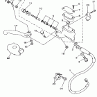 YZ 125 Главный тормозной цилиндр,передний
