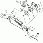 FZR600RJ/FZR600RJC Радиатор и Патрубки