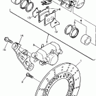 FZR600RJ/FZR600RJC Задний тормозной суппорт