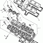 FZR600RJ/FZR600RJC ГОЛОВКА ЦИЛИНДРА