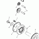FZR600RJ/FZR600RJC Муфта стартера