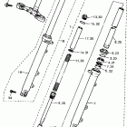 FZR600RJ/FZR600RJC Передняя вилка