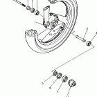FZR600RJ/FZR600RJC Переднее колесо