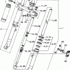 TRAILWAY-TW200JC/TW200J Передняя вилка