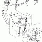 XJ600SJ/XJ600SJC Задний тормозной цилиндр