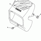 XT350J/XT350JC Обтекатель 1