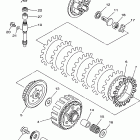 YZ125J1 Сцепление