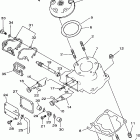 YZ125J1 ГОЛОВКА ЦИЛИНДРА
